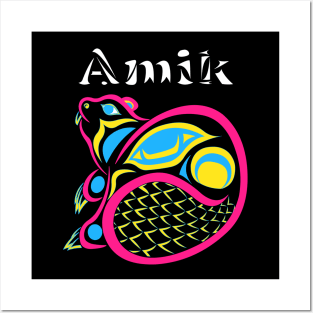 Amik (Beaver) Pansexual Pride Posters and Art